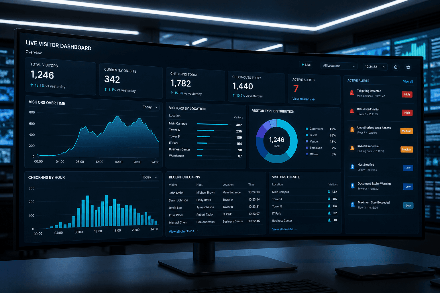 Live dashboard