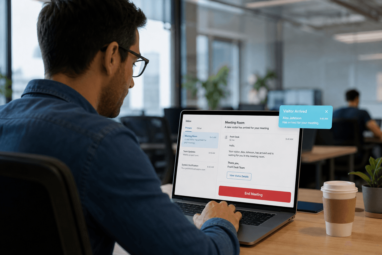 Host & security email flow