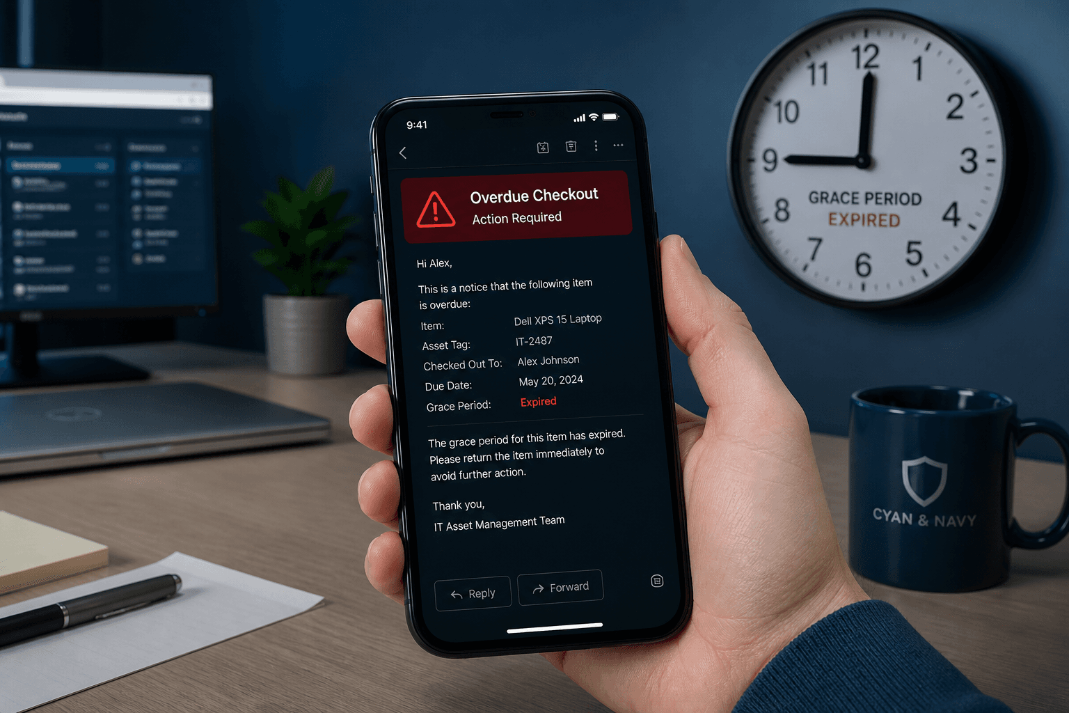 Check-in notification