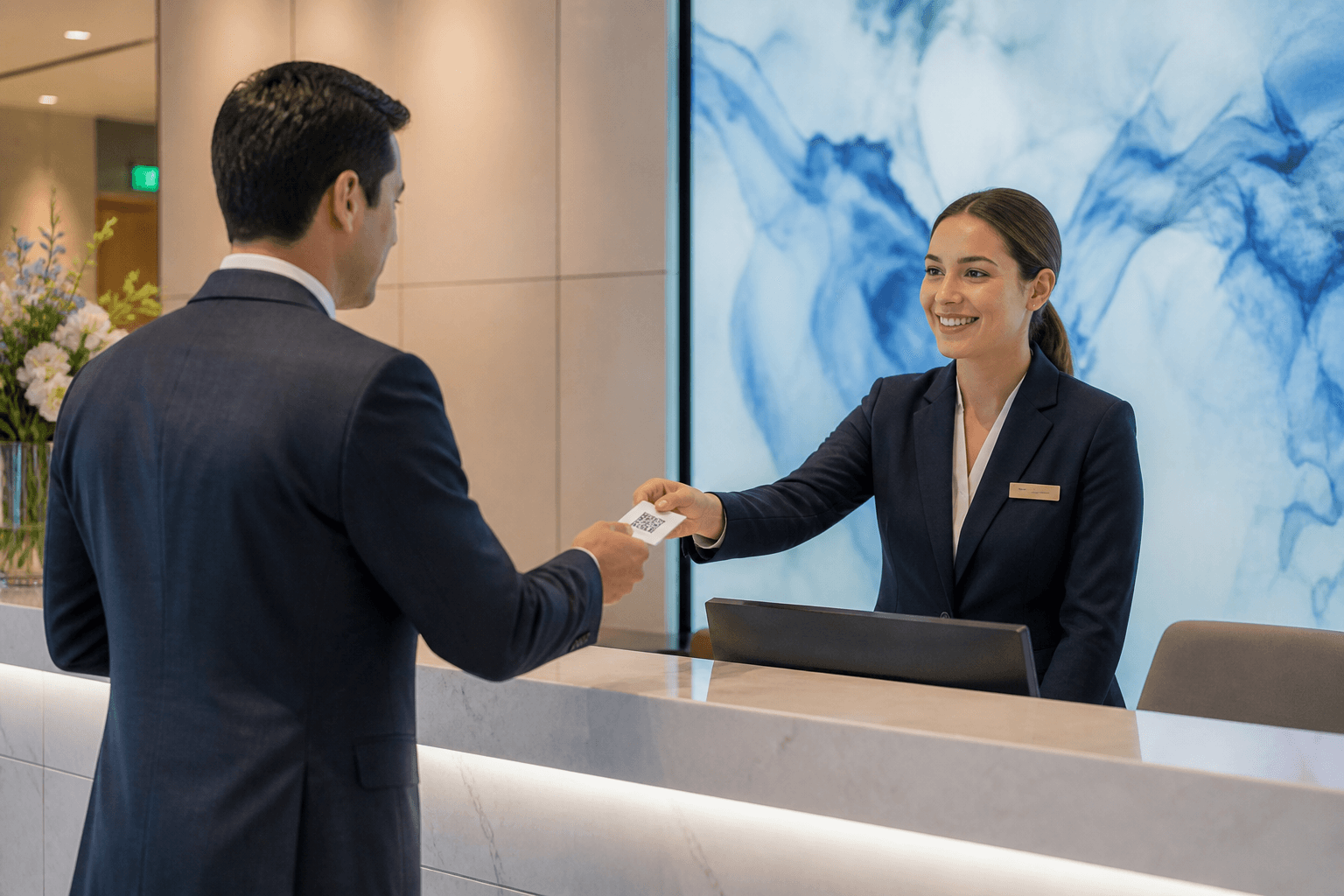 Reception workflow