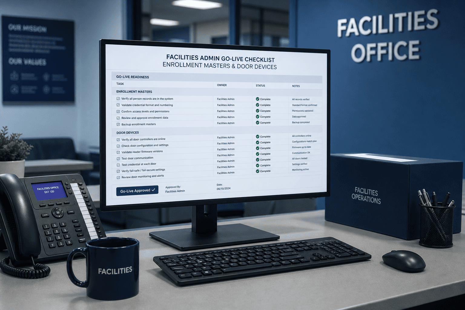 Facilities / Company Admin