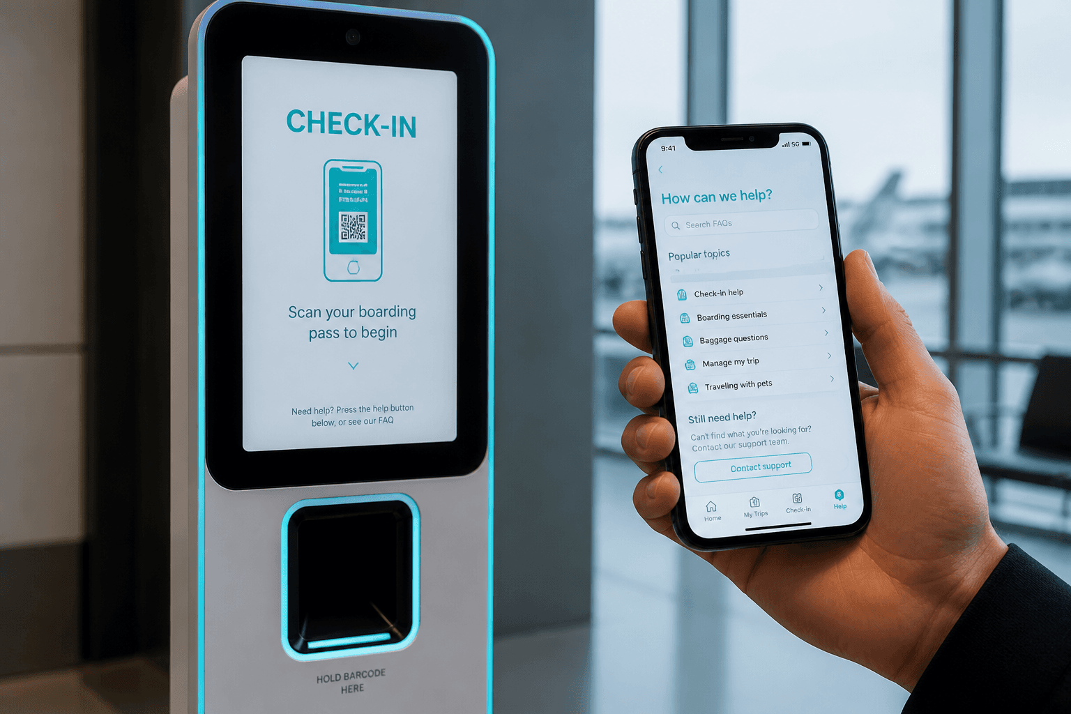 Check-in & mobile